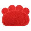 Pet Feeding Mat Paw Shape for Small Dog Puppy Cat Kitten Food Bowl Place Mat UK