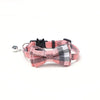 Pet Breakaway Cat Collar Bow Tie Bell Plaid Christmas Red Adjustable Collar