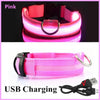 3 Modes LED Dog Collar USB Rechargeable Light Up Pet Collar UK