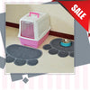 Pet Feeding Mat Paw Shape for Small Dog Puppy Cat Kitten Food Bowl Place Mat UK