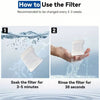 5 x Pet Water Fountain Filters for 2.2L Pet Water Fountain
