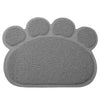 Pet Feeding Mat Paw Shape for Small Dog Puppy Cat Kitten Food Bowl Place Mat UK