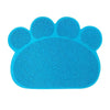 Pet Feeding Mat Paw Shape for Small Dog Puppy Cat Kitten Food Bowl Place Mat UK