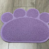Pet Feeding Mat Paw Shape for Small Dog Puppy Cat Kitten Food Bowl Place Mat UK