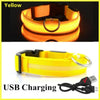3 Modes LED Dog Collar USB Rechargeable Light Up Pet Collar UK