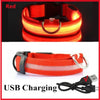 3 Modes LED Dog Collar USB Rechargeable Light Up Pet Collar UK