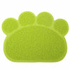 Pet Feeding Mat Paw Shape for Small Dog Puppy Cat Kitten Food Bowl Place Mat UK