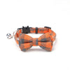 Pet Breakaway Cat Collar Bow Tie Bell Plaid Christmas Red Adjustable Collar