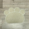 Pet Feeding Mat Paw Shape for Small Dog Puppy Cat Kitten Food Bowl Place Mat UK