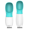 Portable Dog Water Bottle 300ml/500ml Travel Drinking Feeder for Dogs & Pets